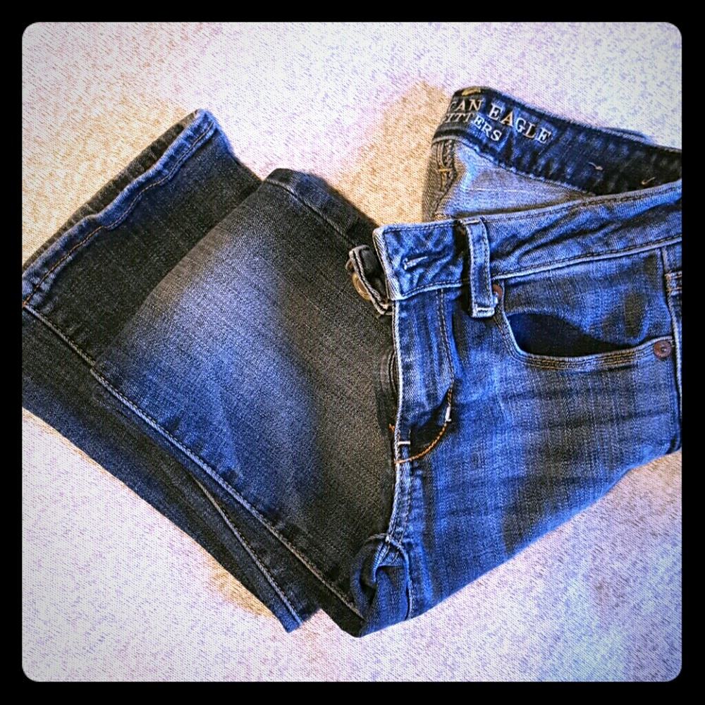 American Eagle Women's skinny kick stretch 0S